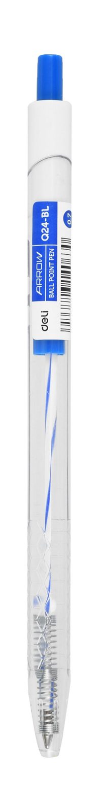 Deli Retractable Ballpoint Pen 0.7 mm – Blue
