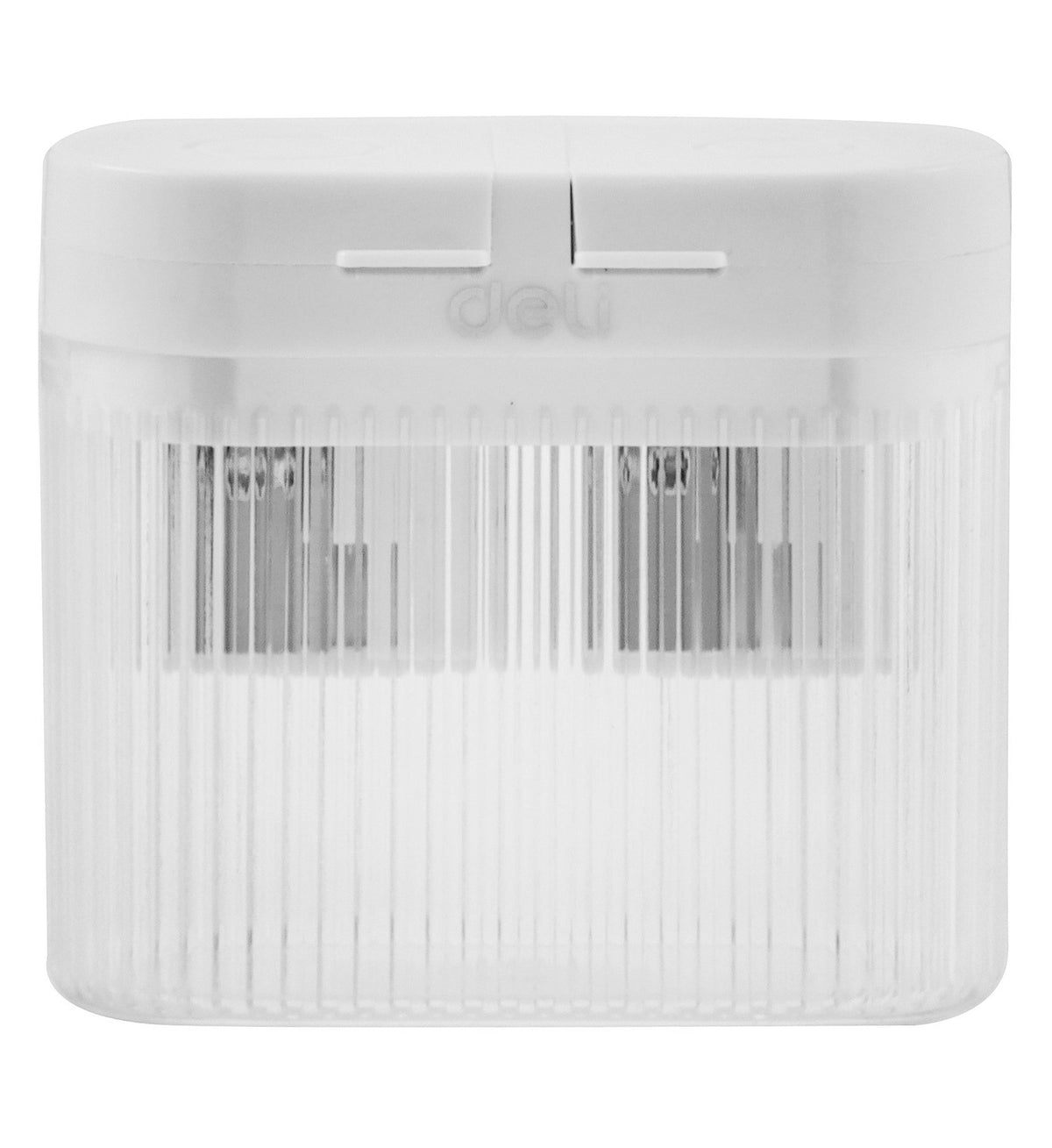 Deli Blue 2 Hole Pencil Sharpener