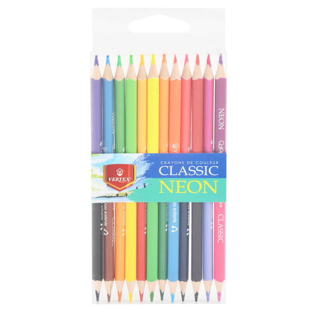 Vertex Double-Ended Colour Pencils – 12