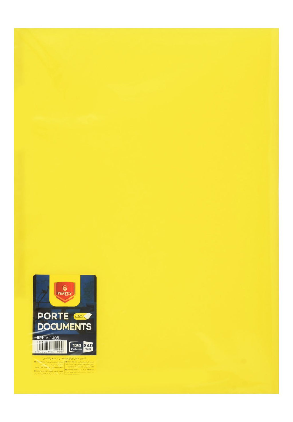 Vertex Display Book – 120 Pockets, 6 Colors, V-1408