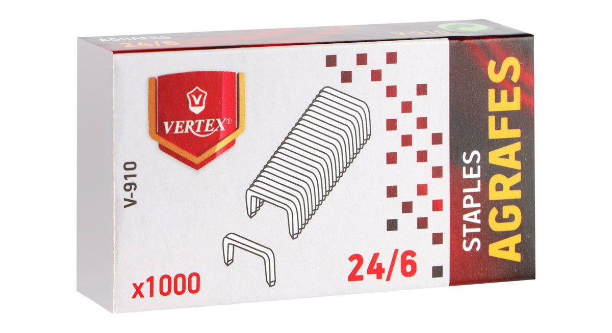 Vertex Silver Staples 24/6