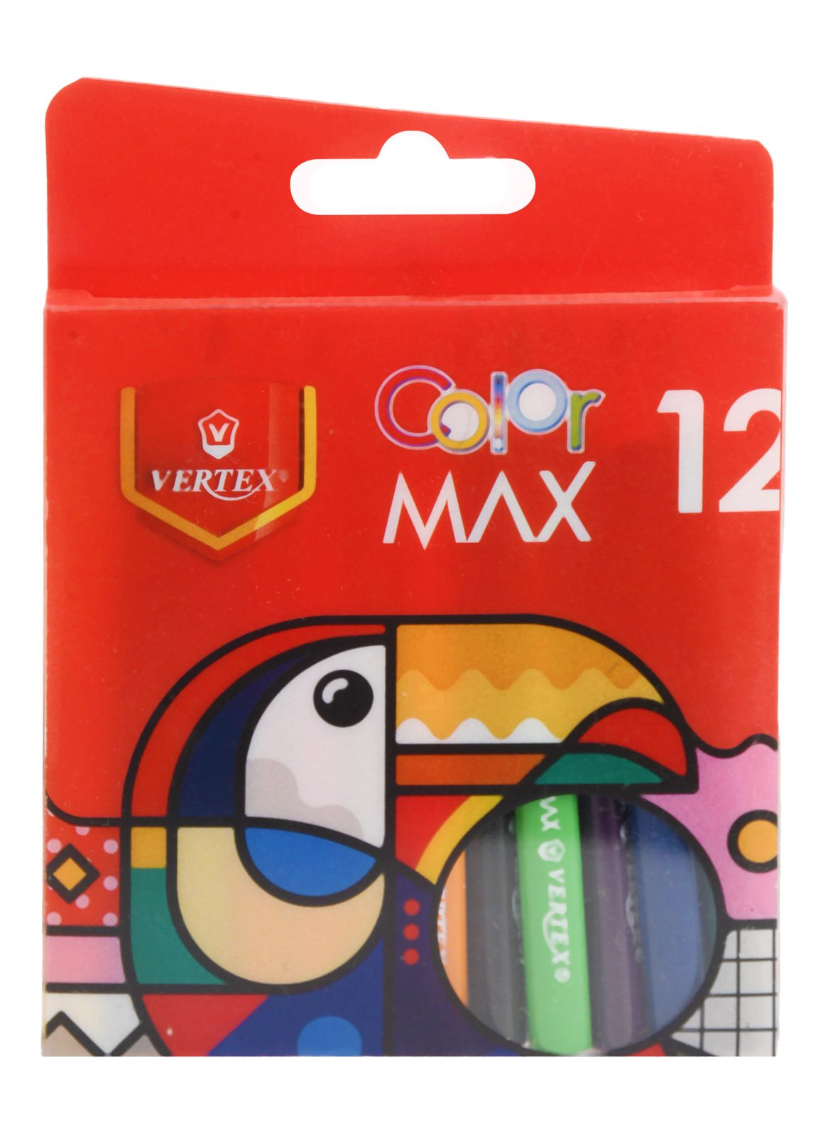 Vertex Max Short Colored Pencils – 12 Colors
