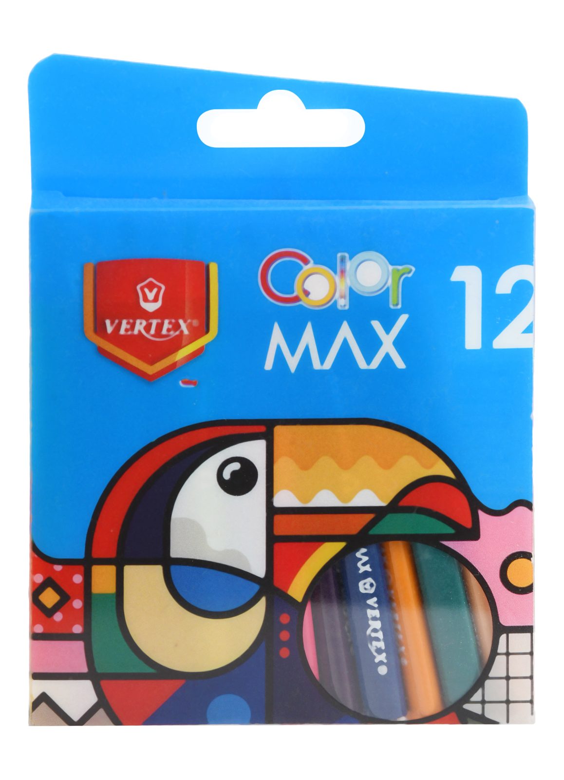Vertex Max Short Colored Pencils – 12 Colors