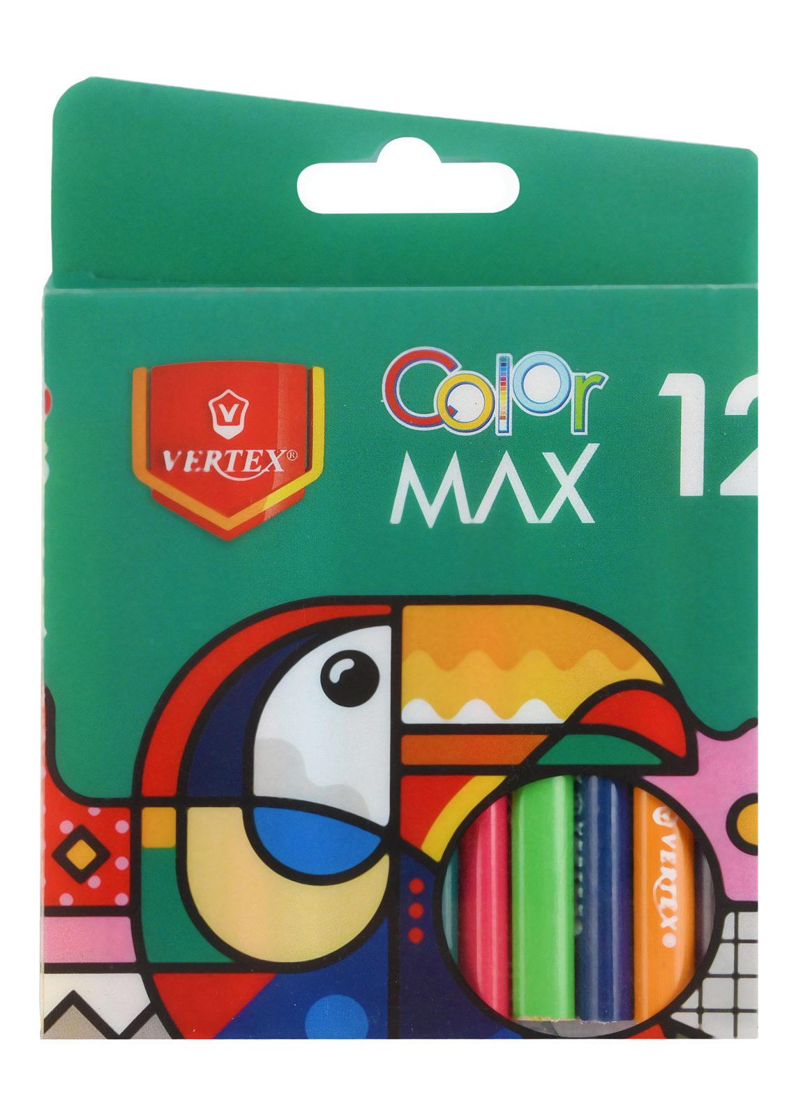 Vertex Max Short Colored Pencils – 12 Colors