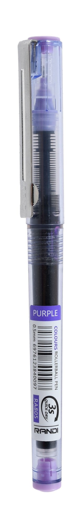 Randi 0.5mm Purple Ink Rollerball Pen