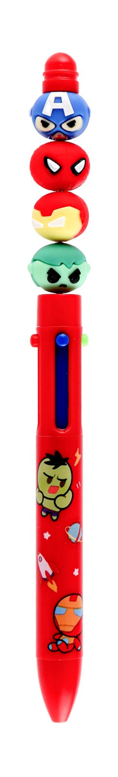 4-Color Pen with Toy Topper