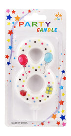 Jumbo Lux Dotted Numbers Wax Crayons / Wax with Toy