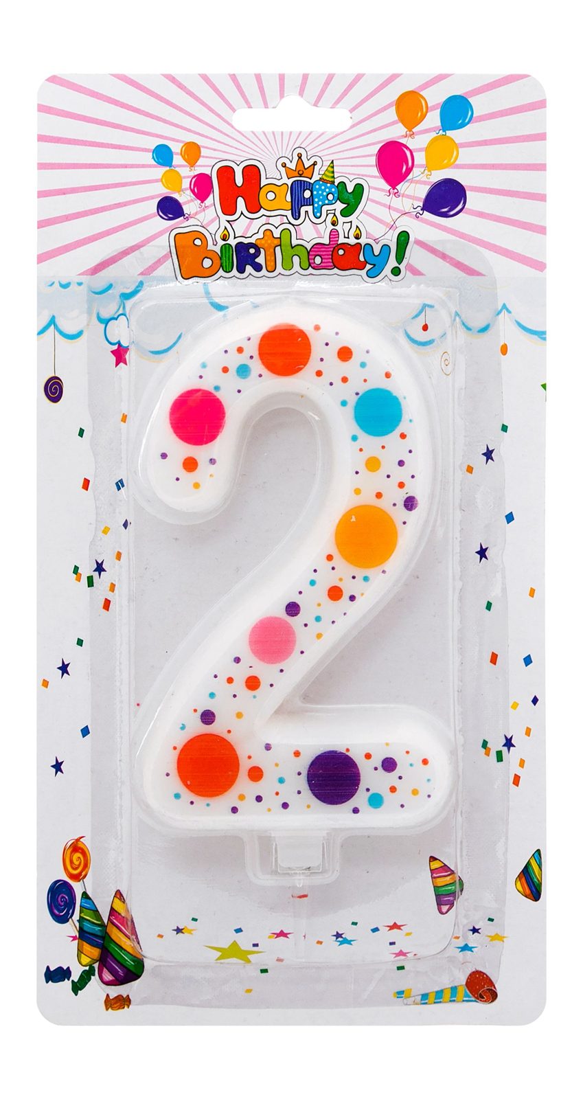 Jumbo Lux Dotted Numbers Wax Crayons / Wax with Toy