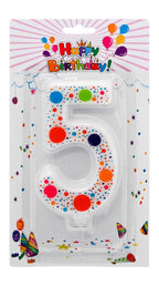 Jumbo Lux Dotted Numbers Wax Crayons / Wax with Toy