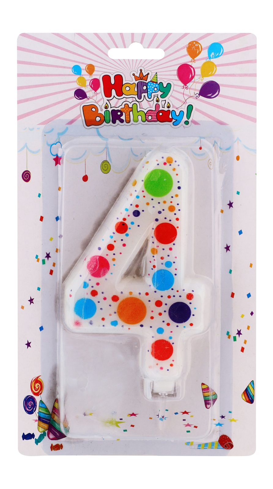 Jumbo Lux Dotted Numbers Wax Crayons / Wax with Toy