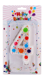 Jumbo Lux Dotted Numbers Wax Crayons / Wax with Toy