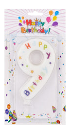 Jumbo Lux Dotted Numbers Wax Crayons / Wax with Toy
