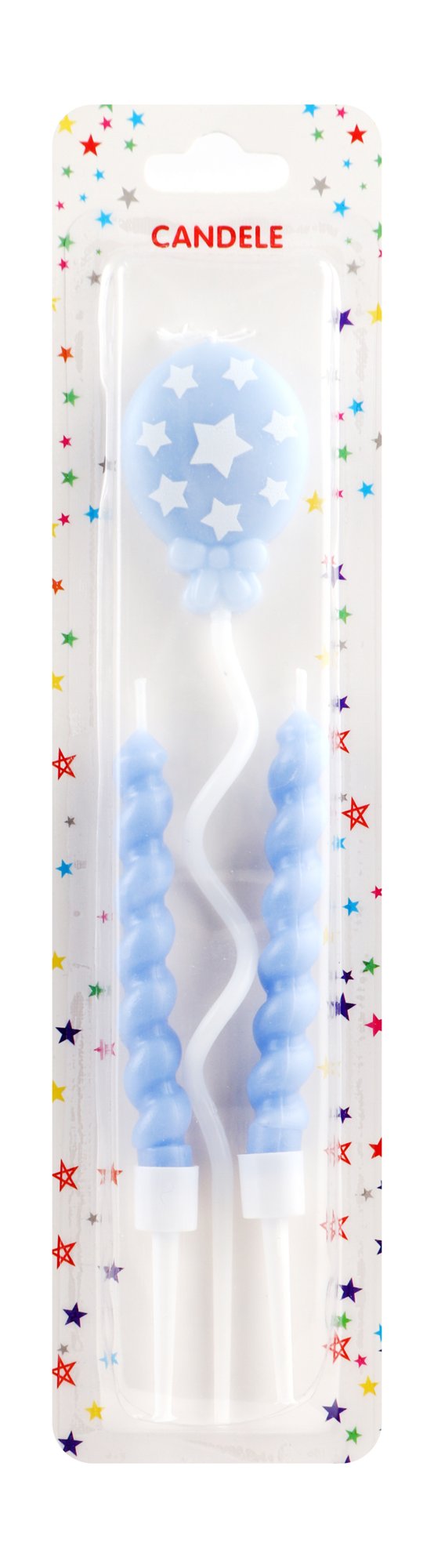 Red Balloon Shaped Birthday Candles