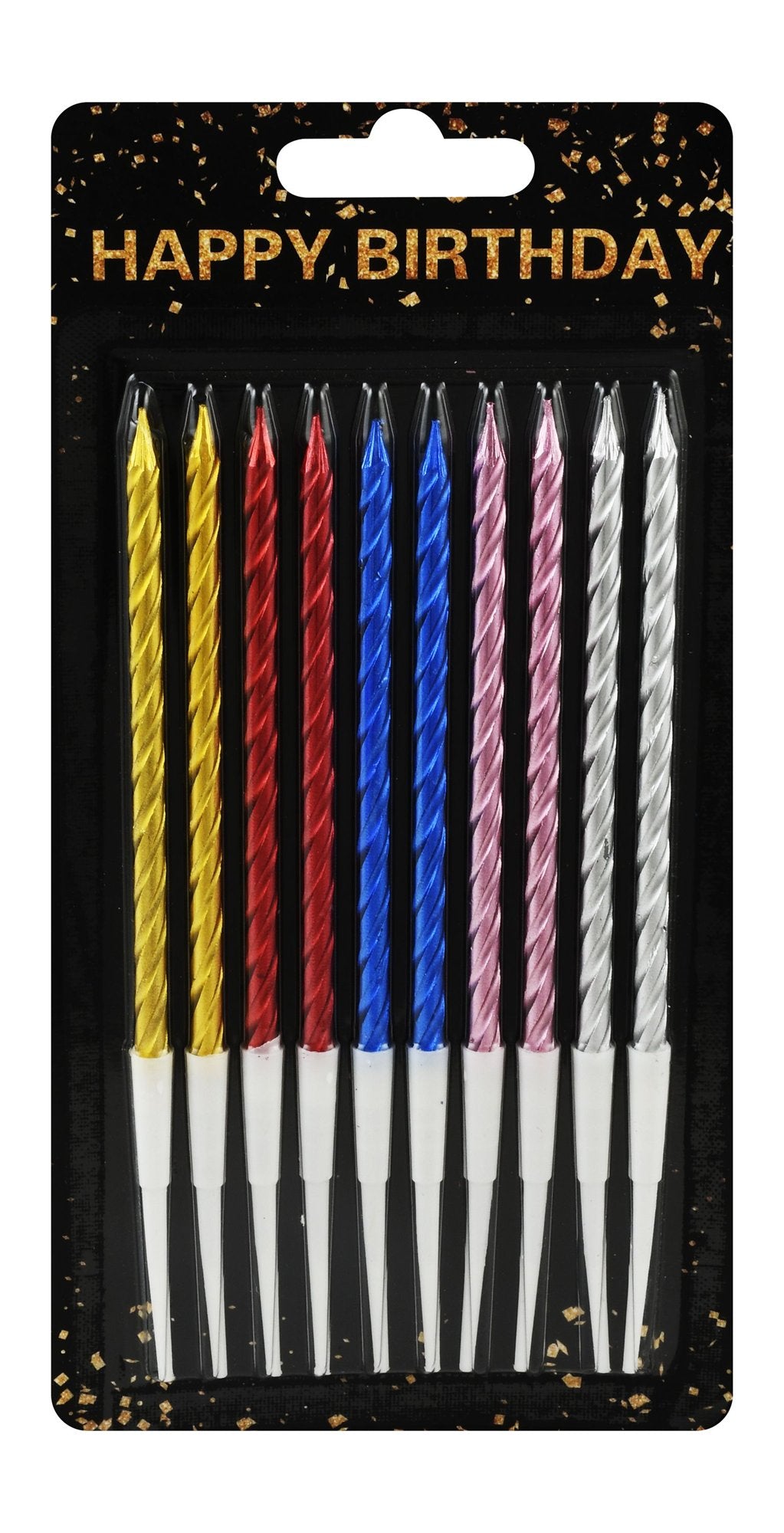 Assorted Party Candles with Holders