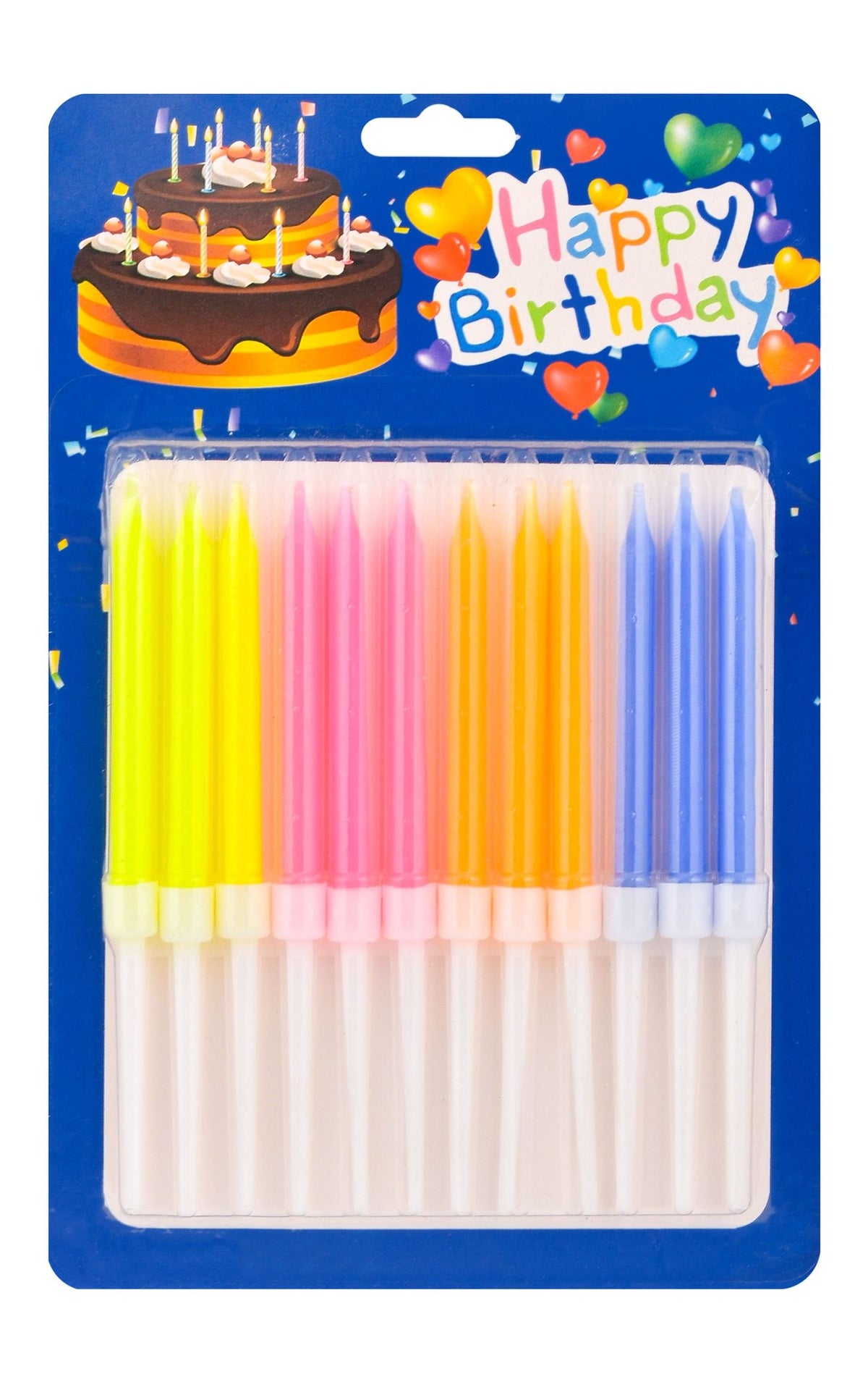 Assorted Party Candles with Holders