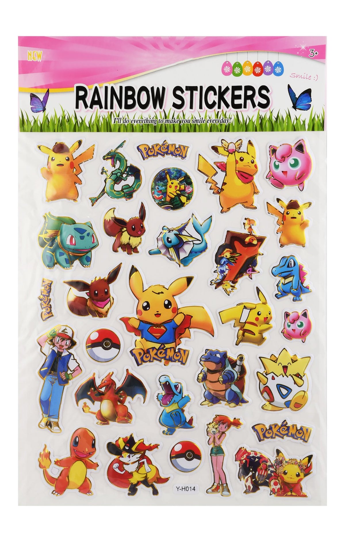 Rainbow Stickers 3D Assorted Avengers Shaped Stickers