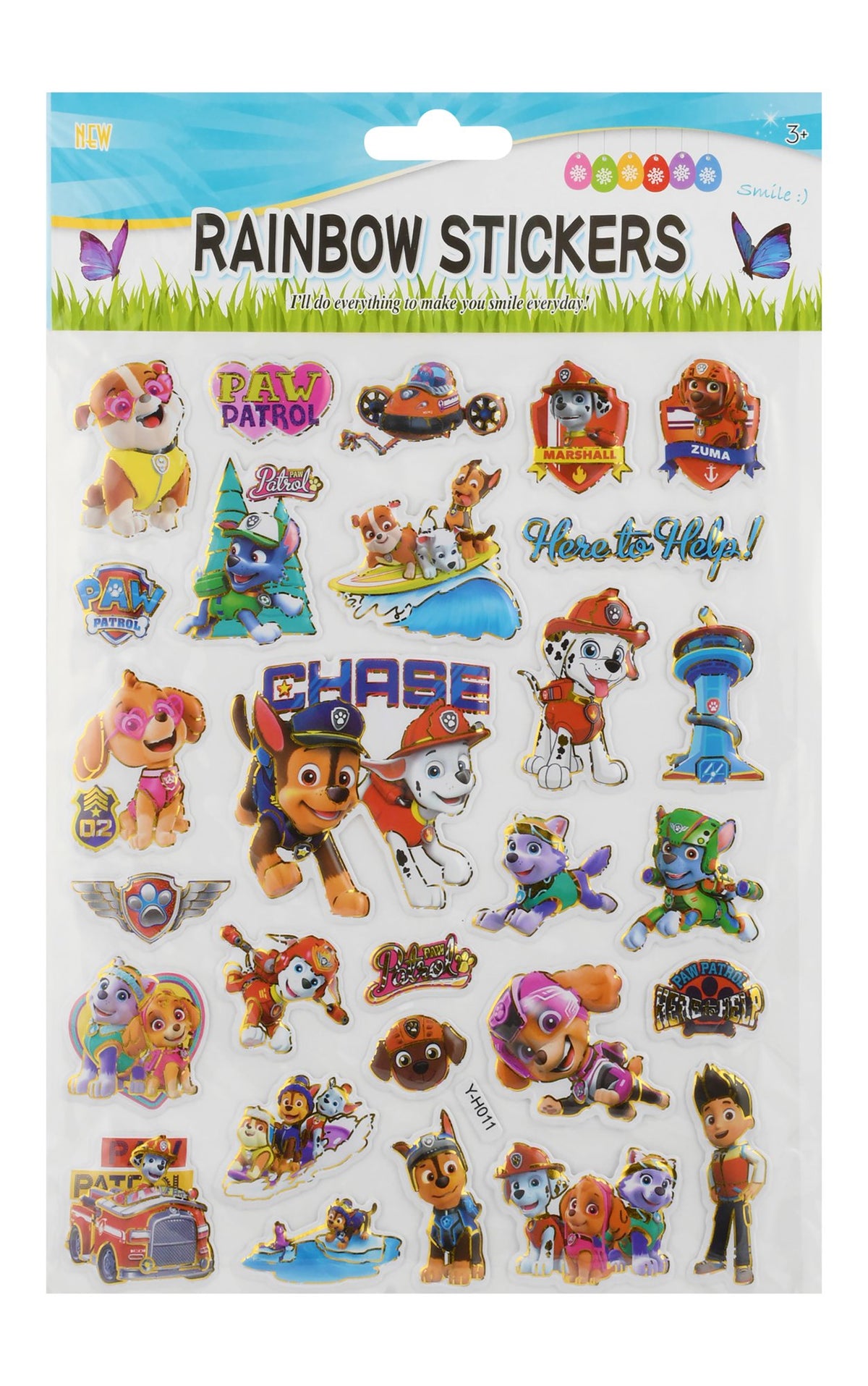 Rainbow Stickers 3D Assorted Avengers Shaped Stickers