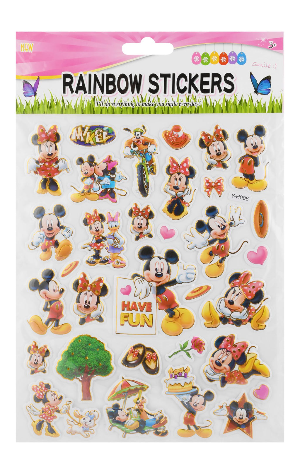 Rainbow Stickers 3D Assorted Avengers Shaped Stickers