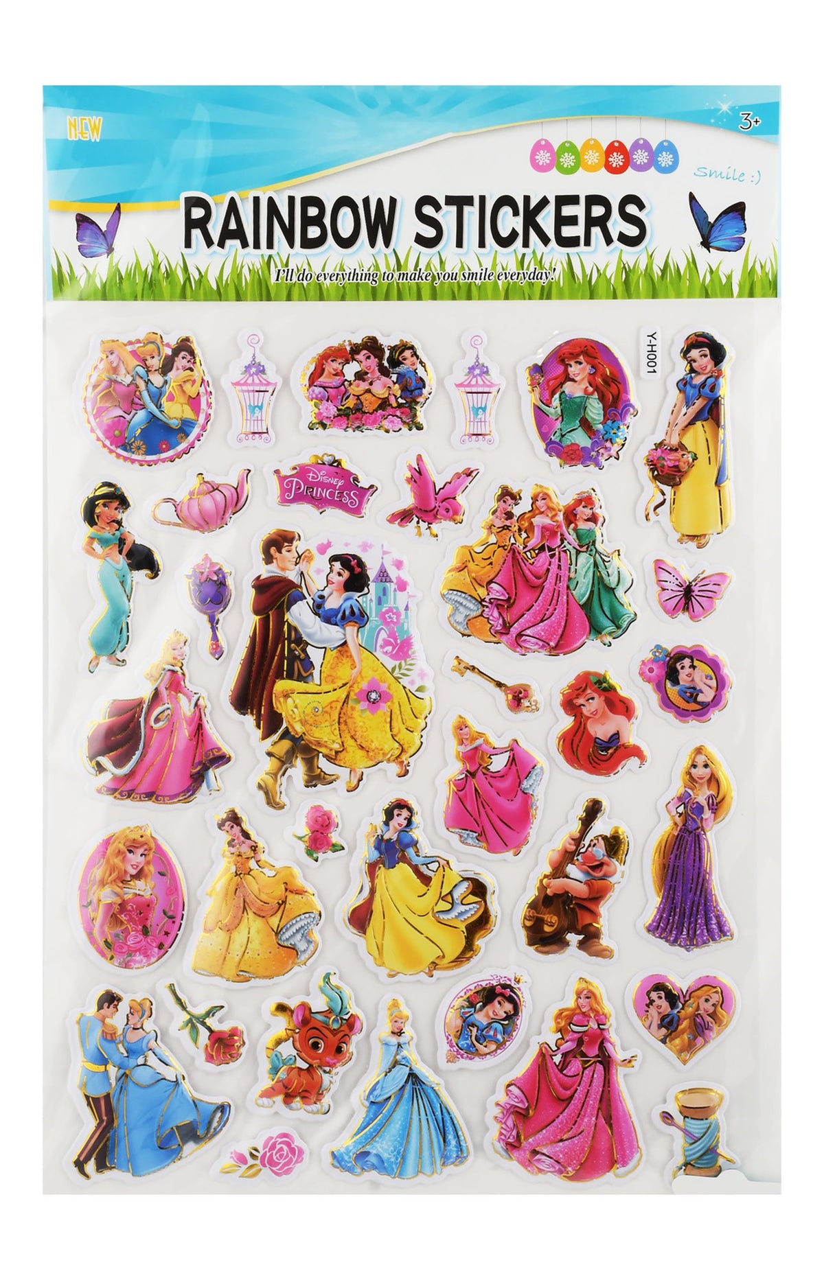 Rainbow Stickers 3D Assorted Avengers Shaped Stickers