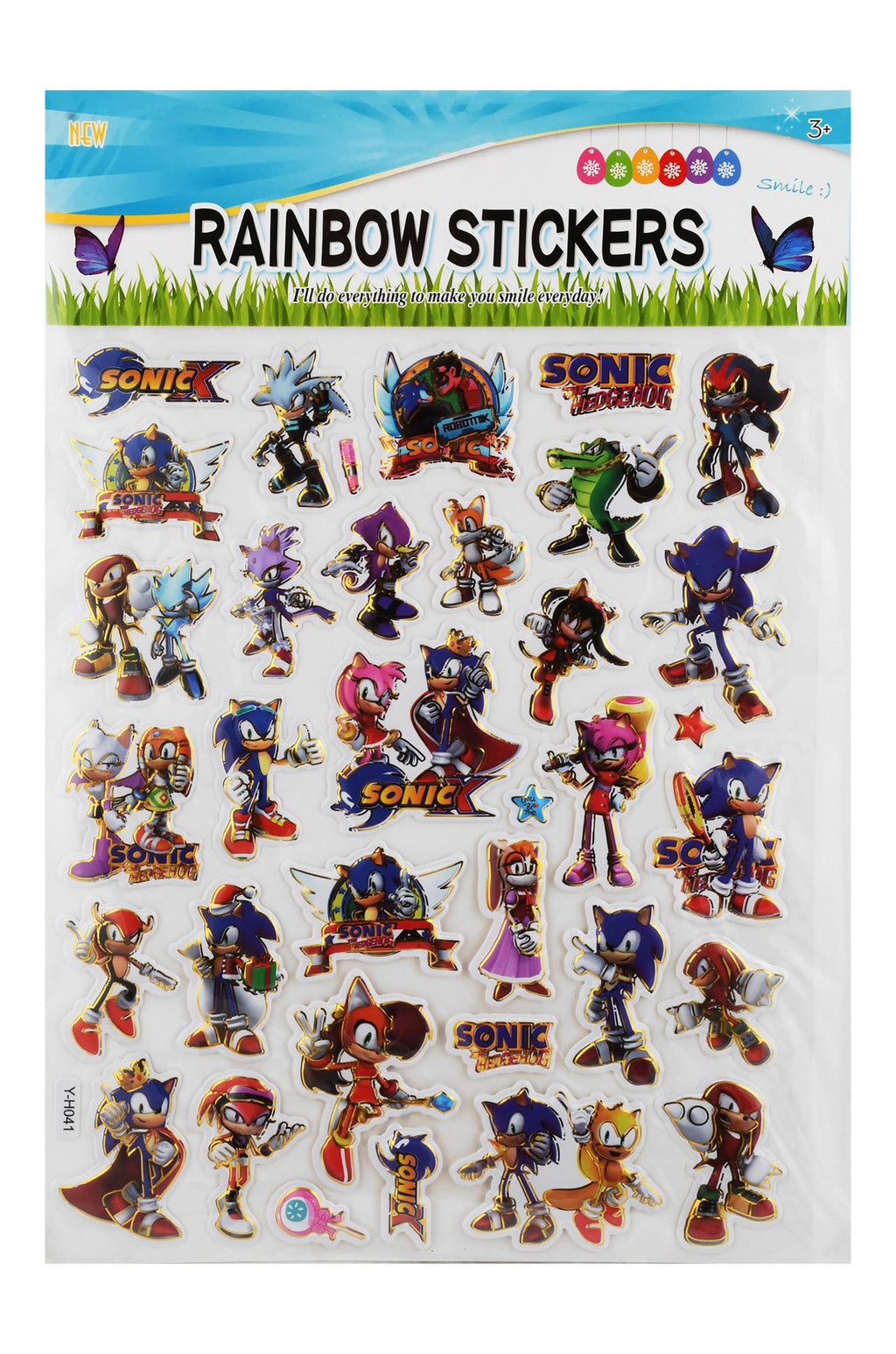 Rainbow Stickers 3D Assorted Avengers Shaped Stickers