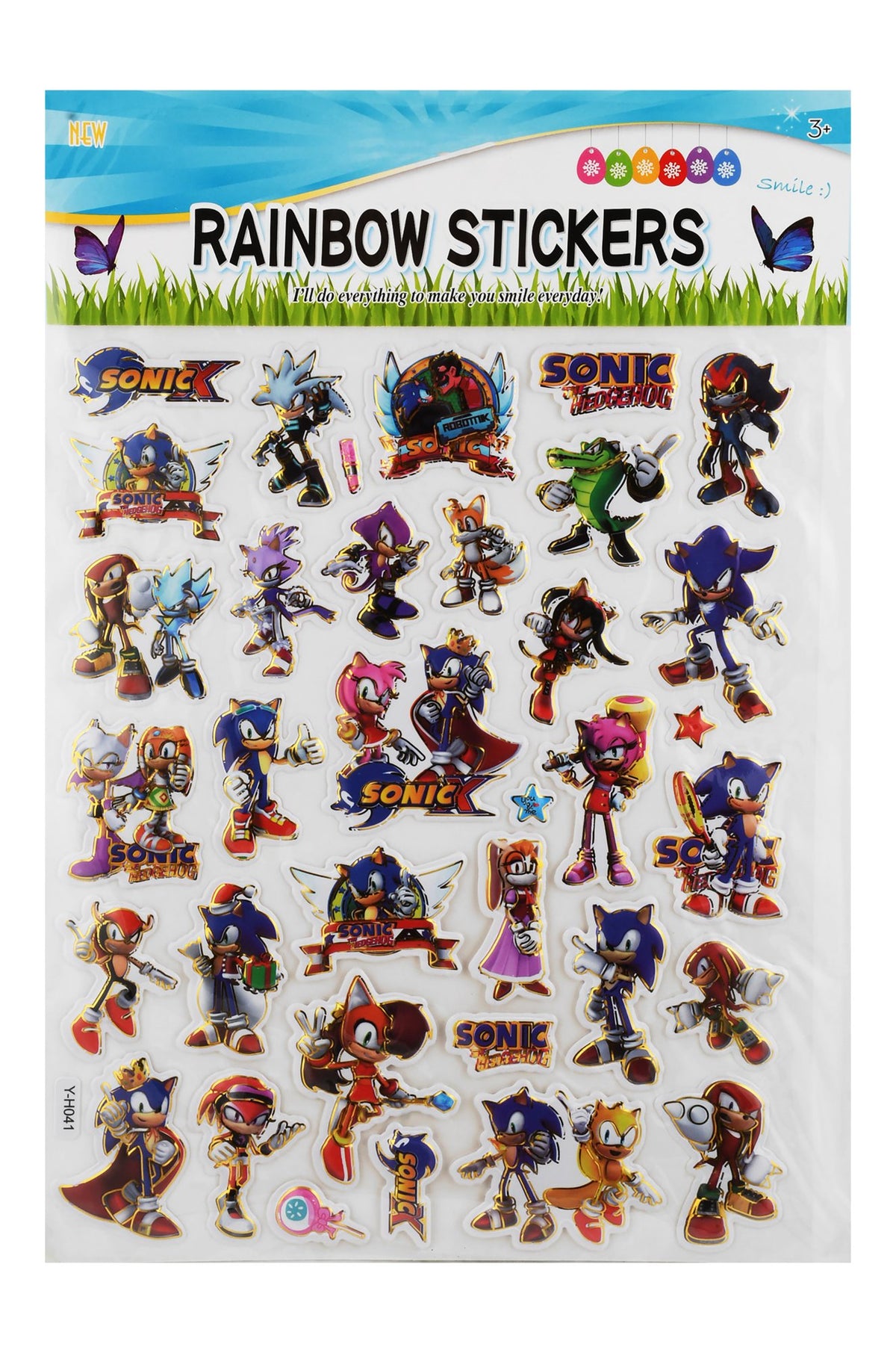 Rainbow Stickers 3D Assorted Avengers Shaped Stickers