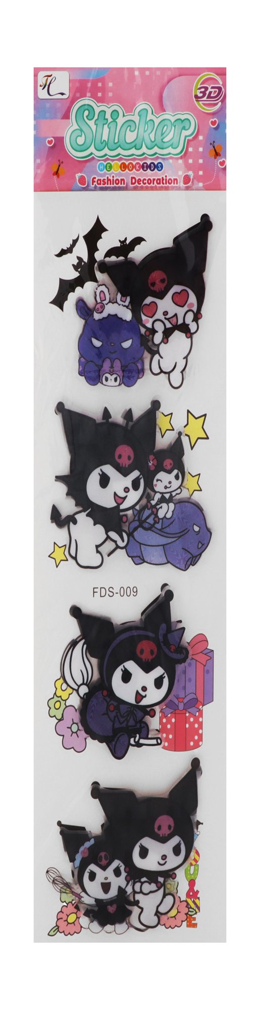 Hello Kids Hello Kitty Assorted 3D Stickers