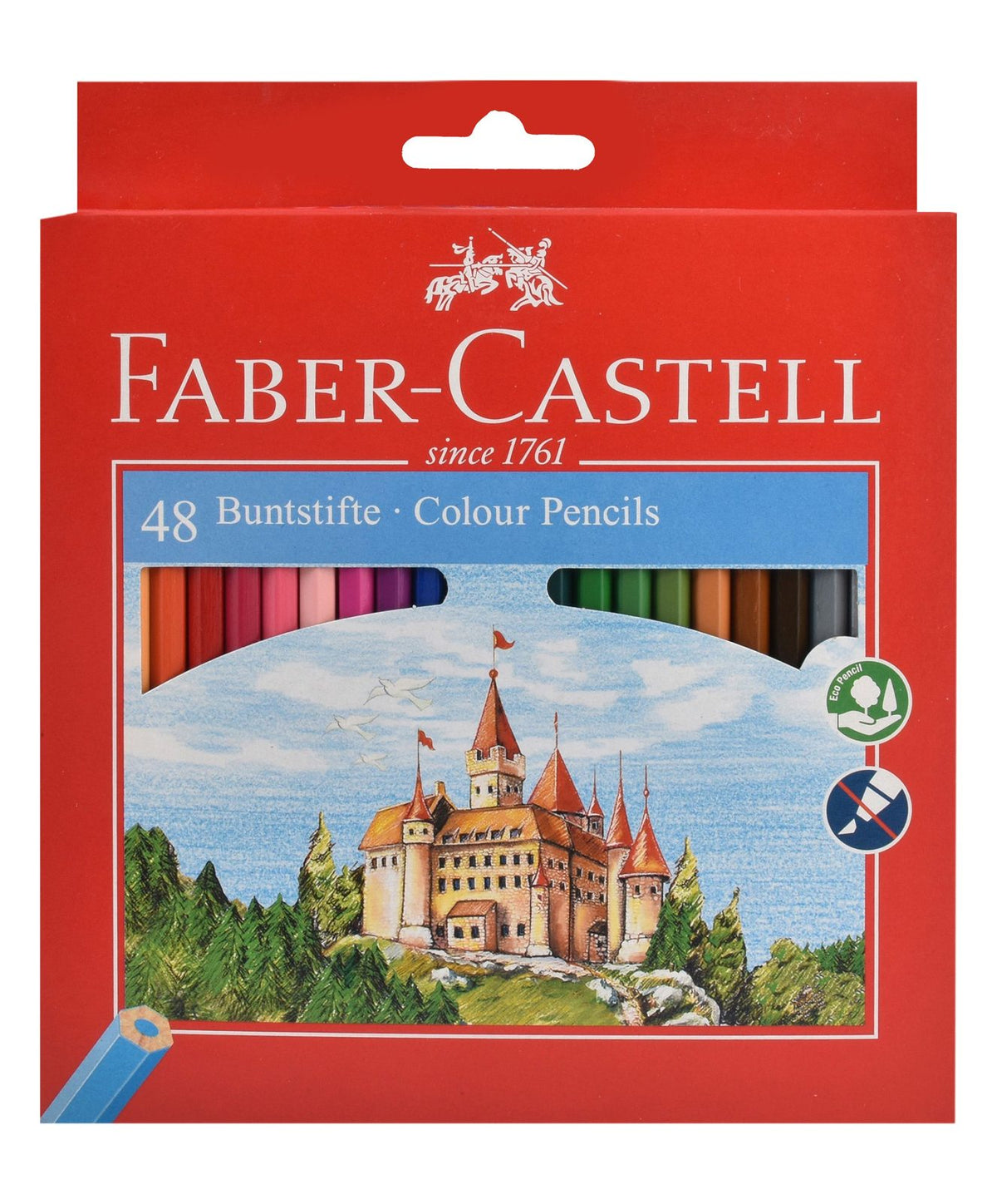 Faber-Castell Wooden Colored Pencils – 48 Colors