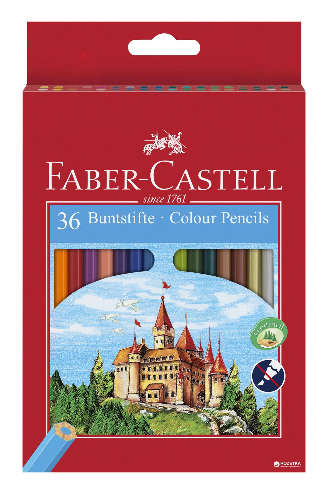 Faber-Castell Wooden Colored Pencils – 36 Colors