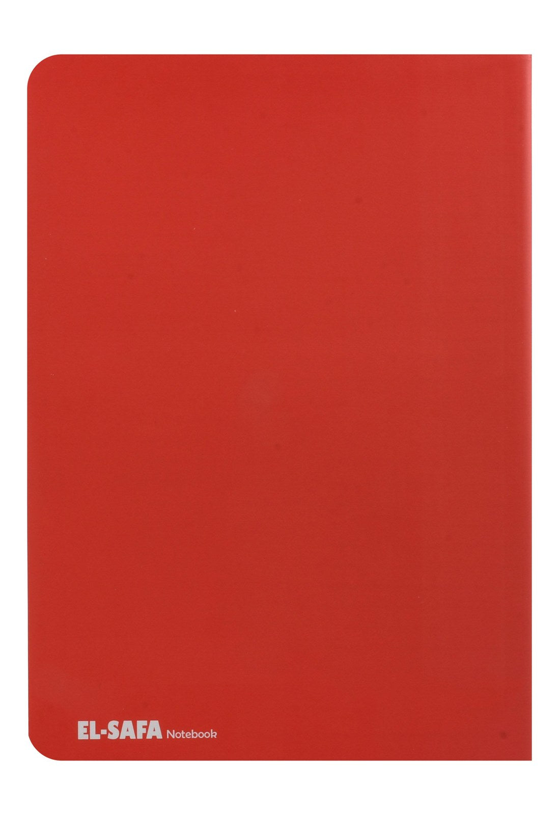 A4 Red Single Lined Notebook