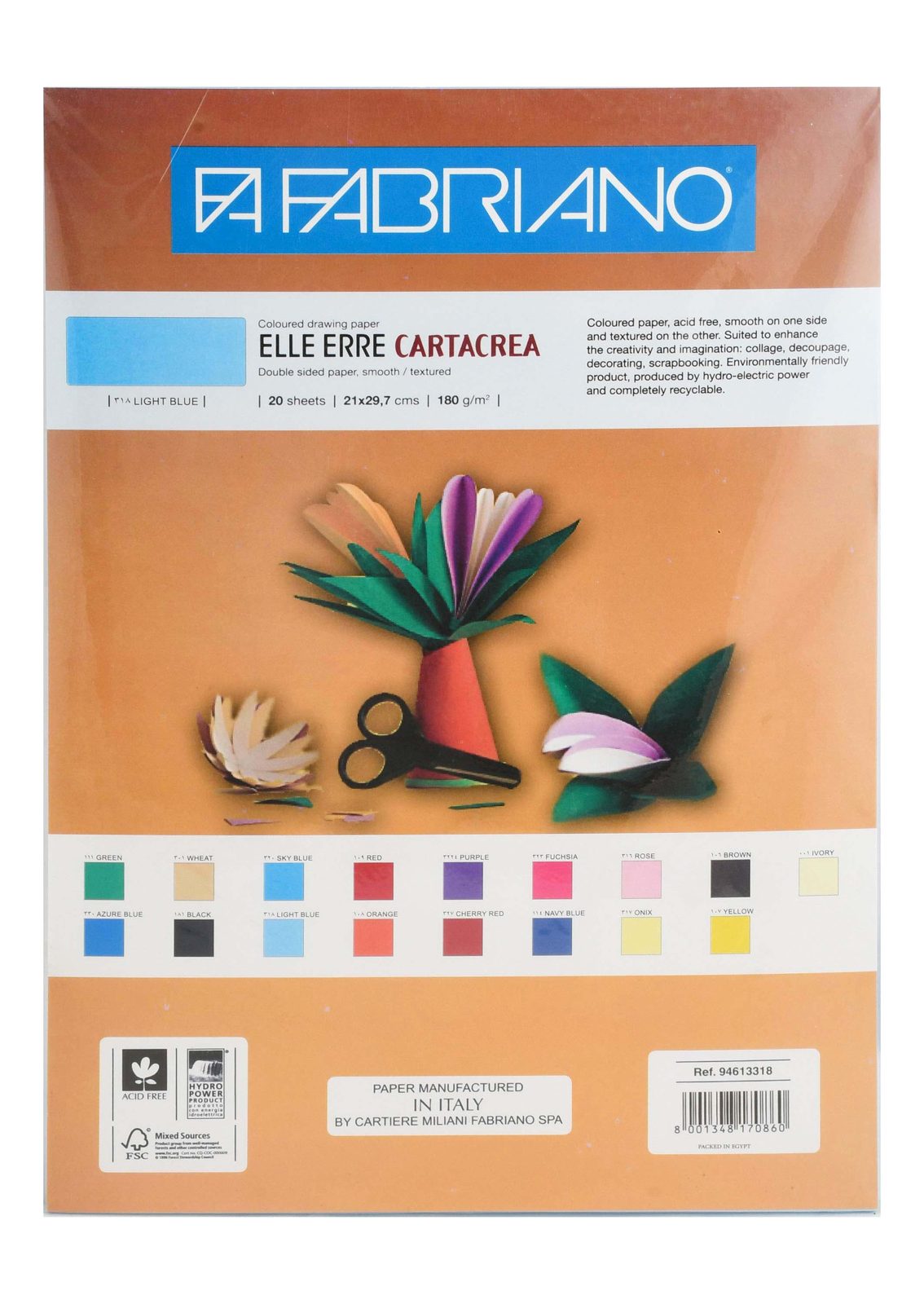 Fabriano Colored Paper A4 – 180 gsm, No. 106