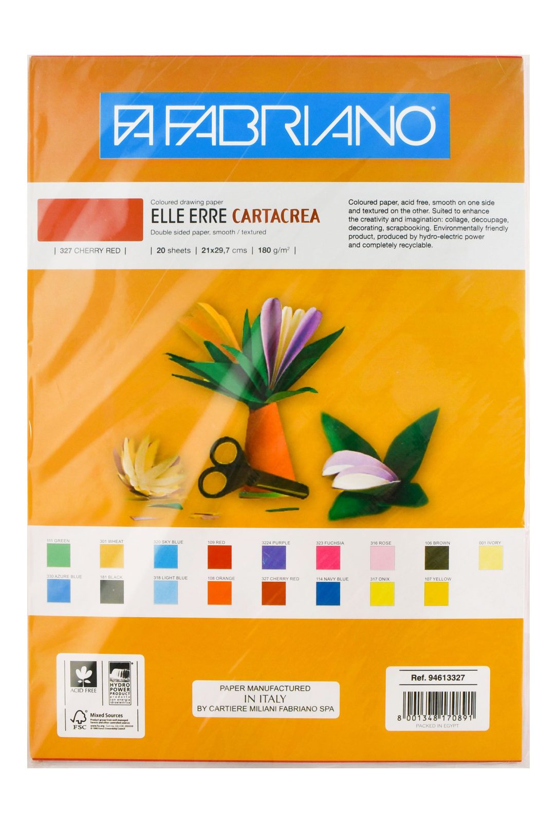 Fabriano Colored Paper A4 – 180 gsm, No. 327