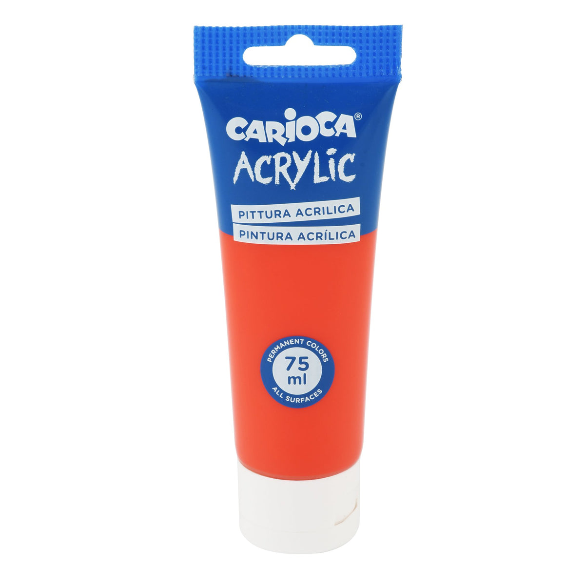 Carioca Acrylic Paint 75 ml – Red