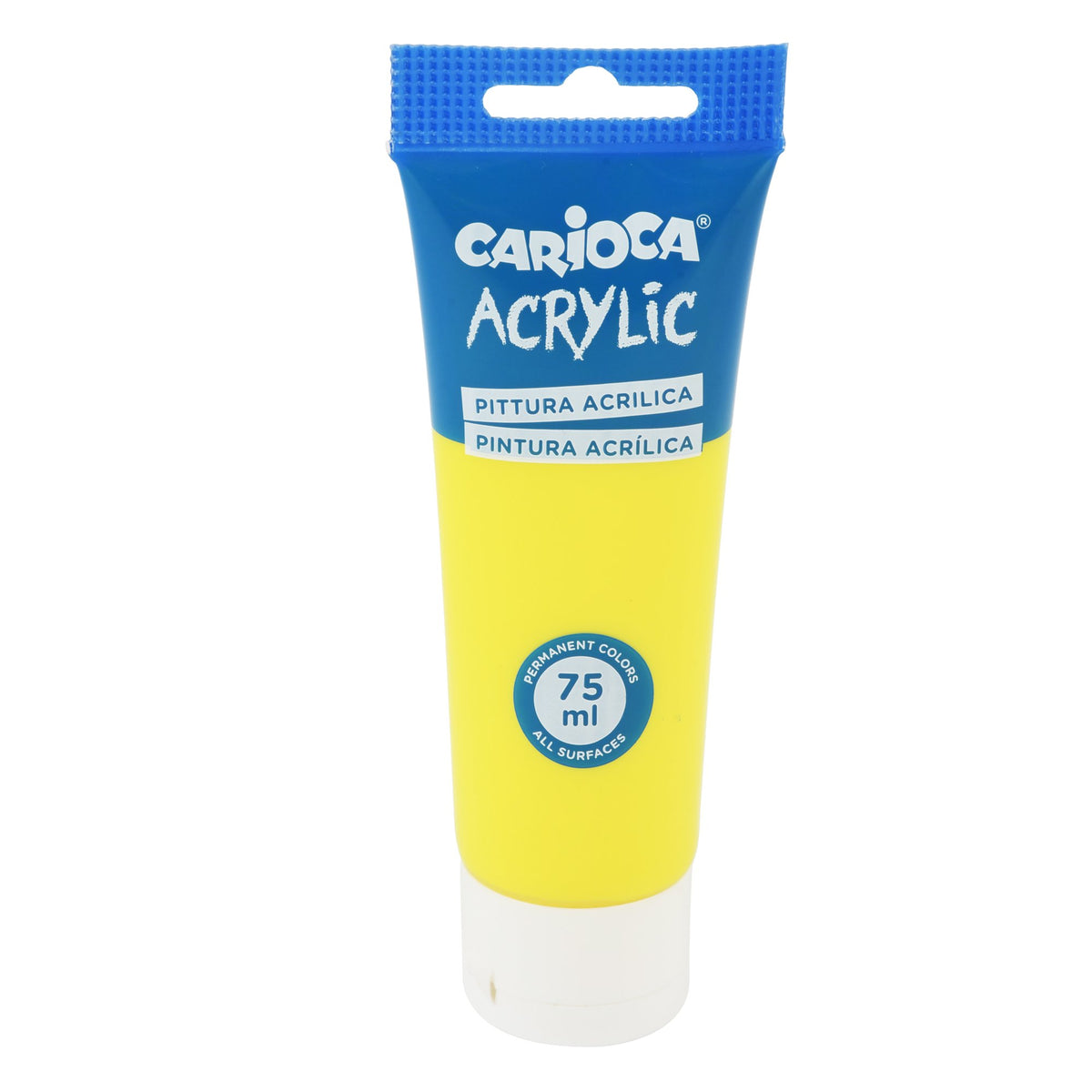 Carioca Acrylic Paint 75 ml – Bright Yellow