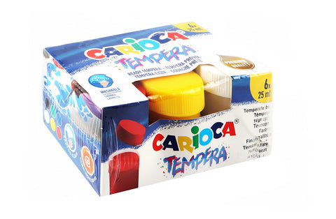 Carioca Tempera Gouache Set – 6 Colors