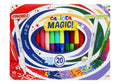 Carioca Magic Markers – 20 Pieces (9 Color-Change, 9 Erasable, 2 Erasers)