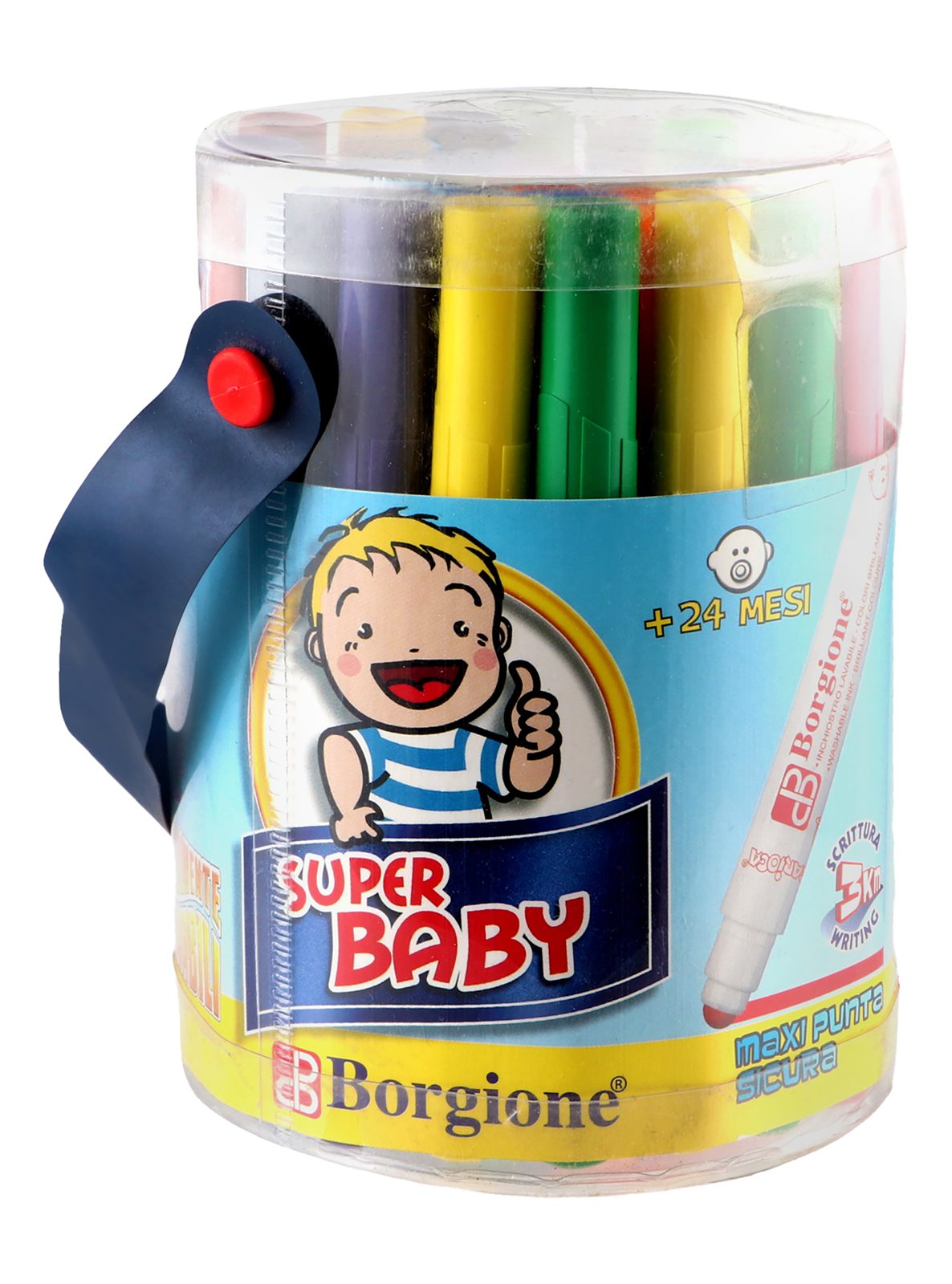 Carioca Baby Felt-Tip Markers Stand – 36 + 2 Colors