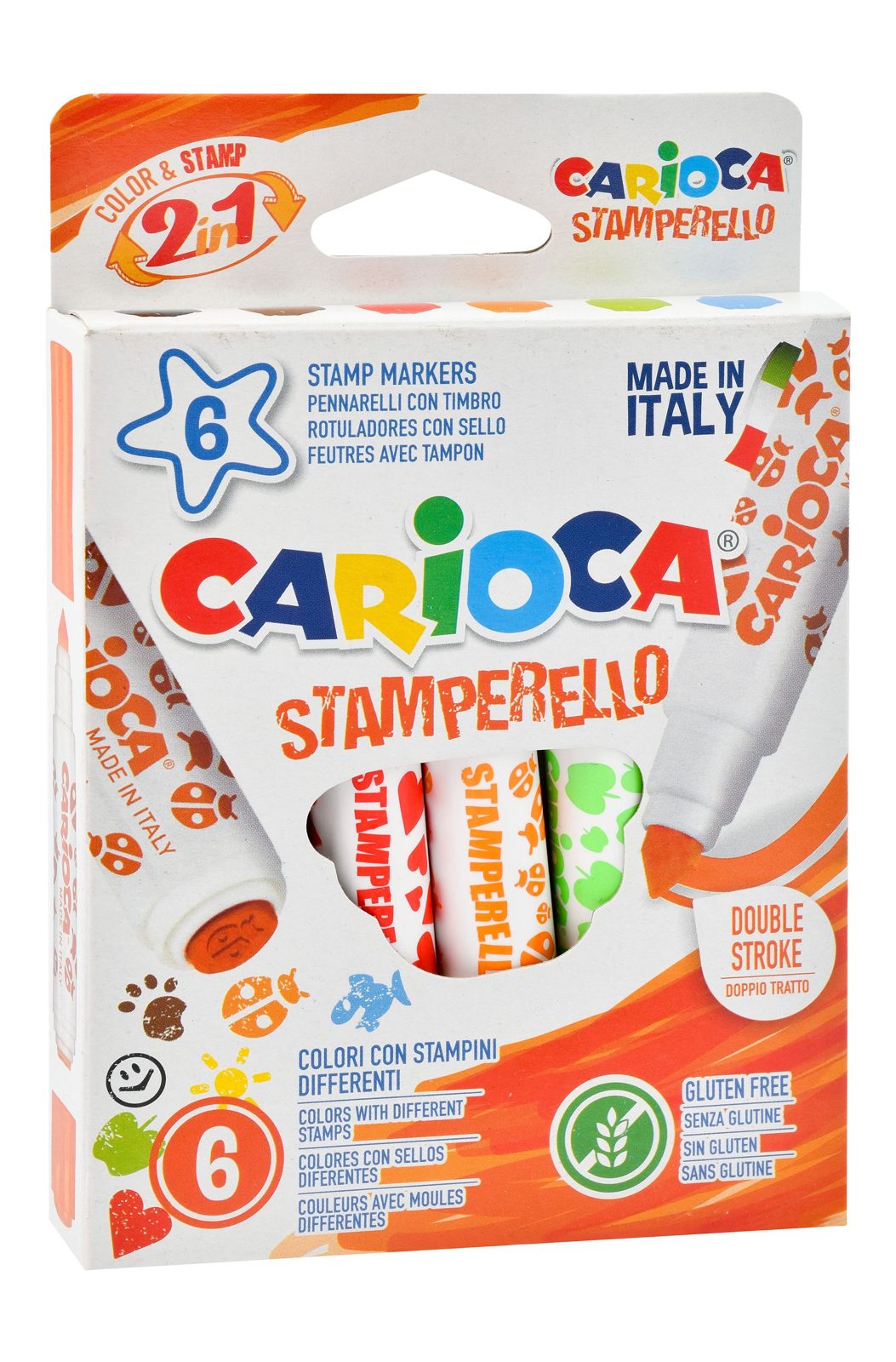 Carioca Jumbo Markers – 6 Colors