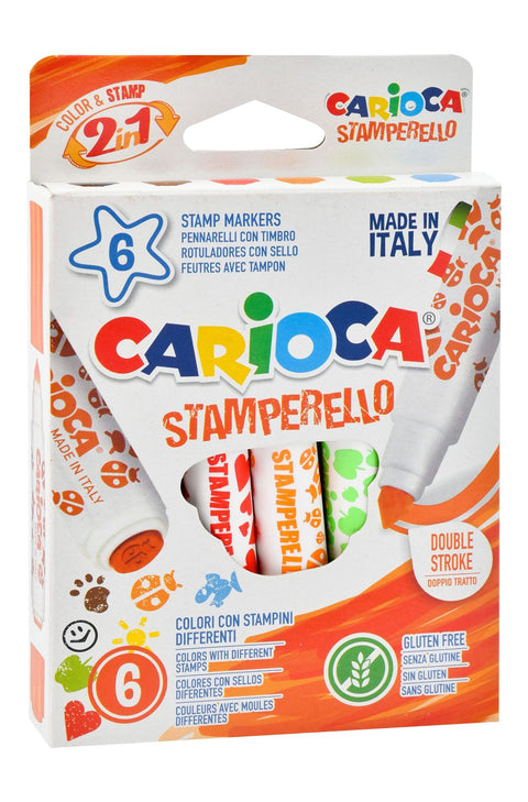 Carioca Jumbo Markers – 6 Colors