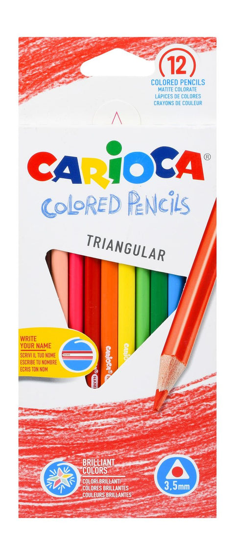 Carioca Hexagonal Crayons – 12 Colors