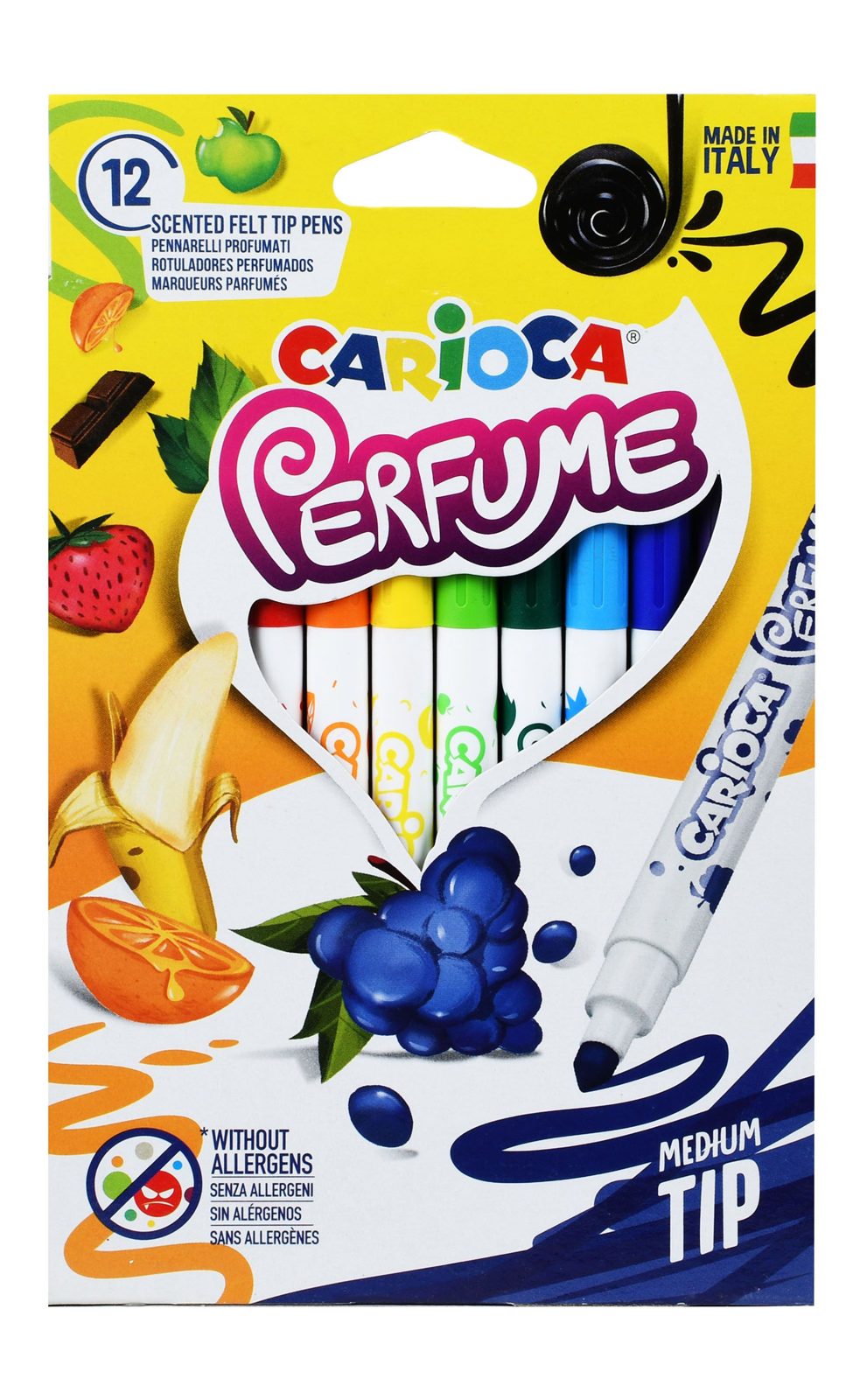 Carioca Scented Markers – 12 Colors