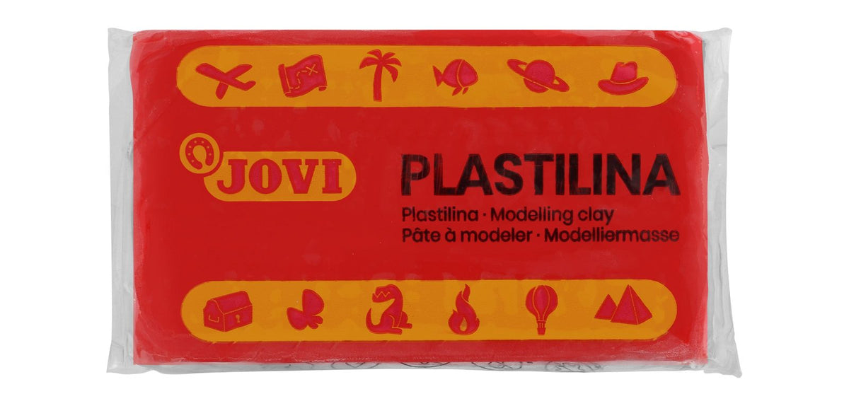 Jovi Plasticine Bar 50 g – Red, No. 7005