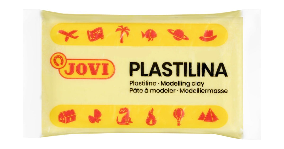 Jovi Plasticine Bar 50 g – Pastel Yellow, No. 02