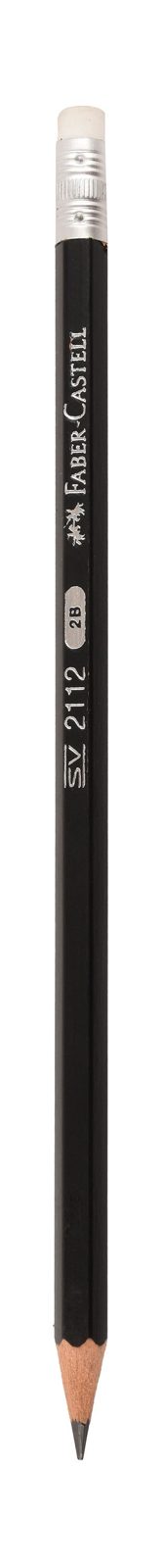 Faber-Castell 2112 Pencil 2B with Eraser