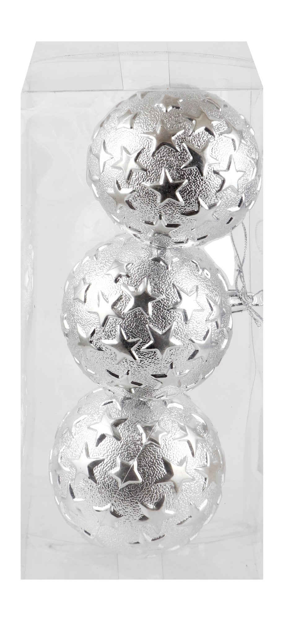 Christmas Tree Hanging Decoration Balls – 8 cm, 3 Pieces