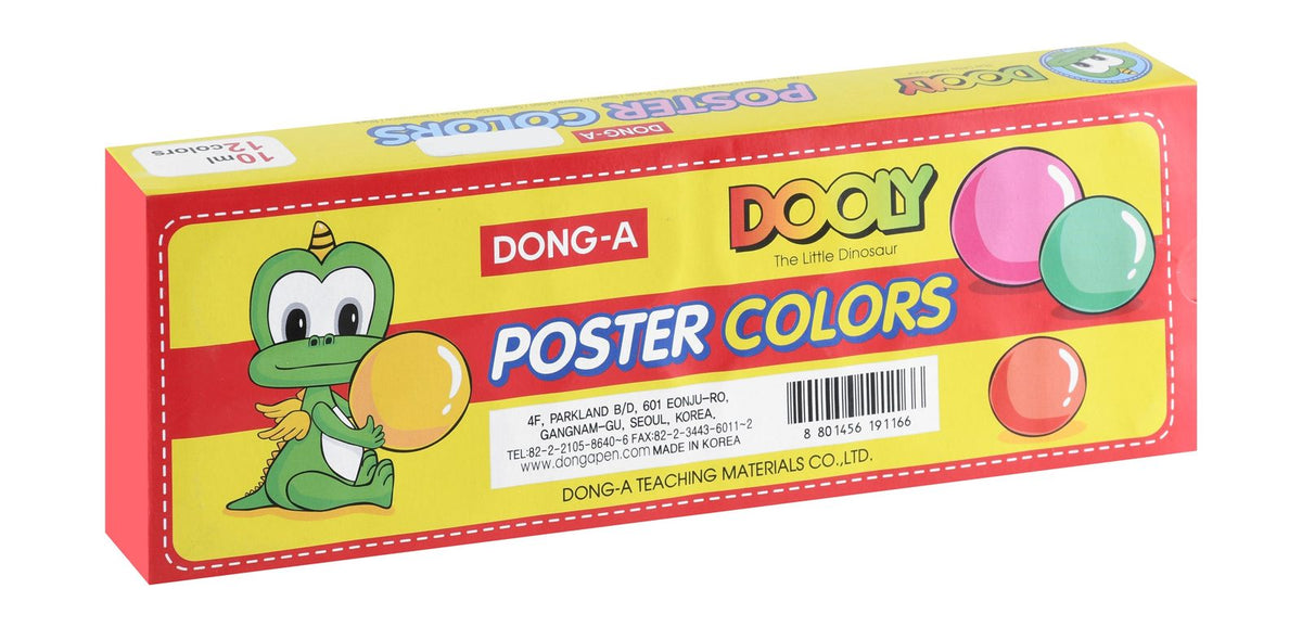 Poster & Gouache Paint Set – 12 Colors
