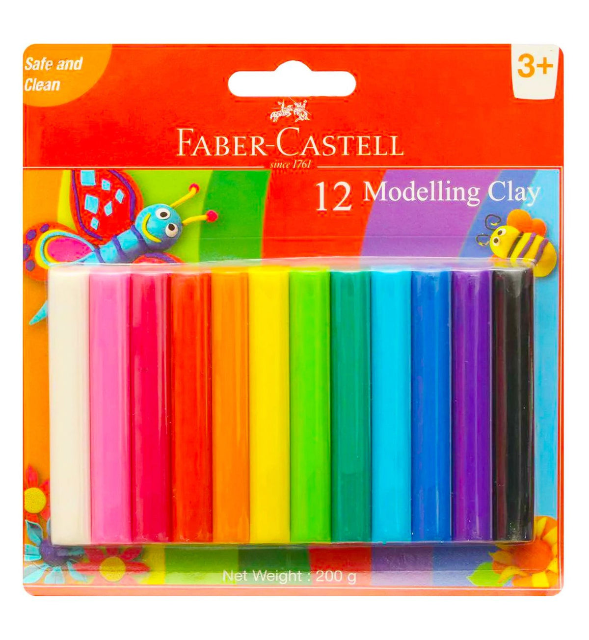 Faber-Castell Modeling Clay – 12 Colors