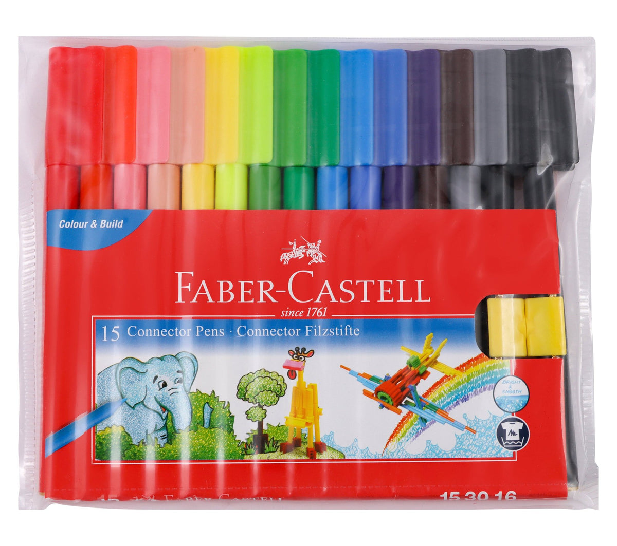 Faber-Castell Assorted Ink Connector Marker Pens