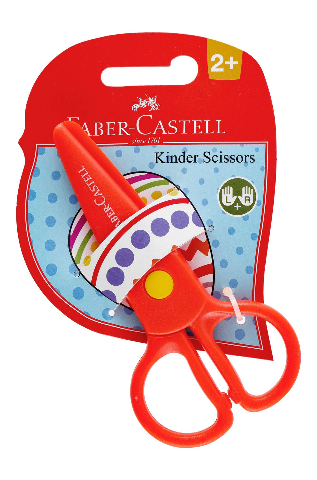 Faber-Castell Red 12.3cm Kinder Scissors