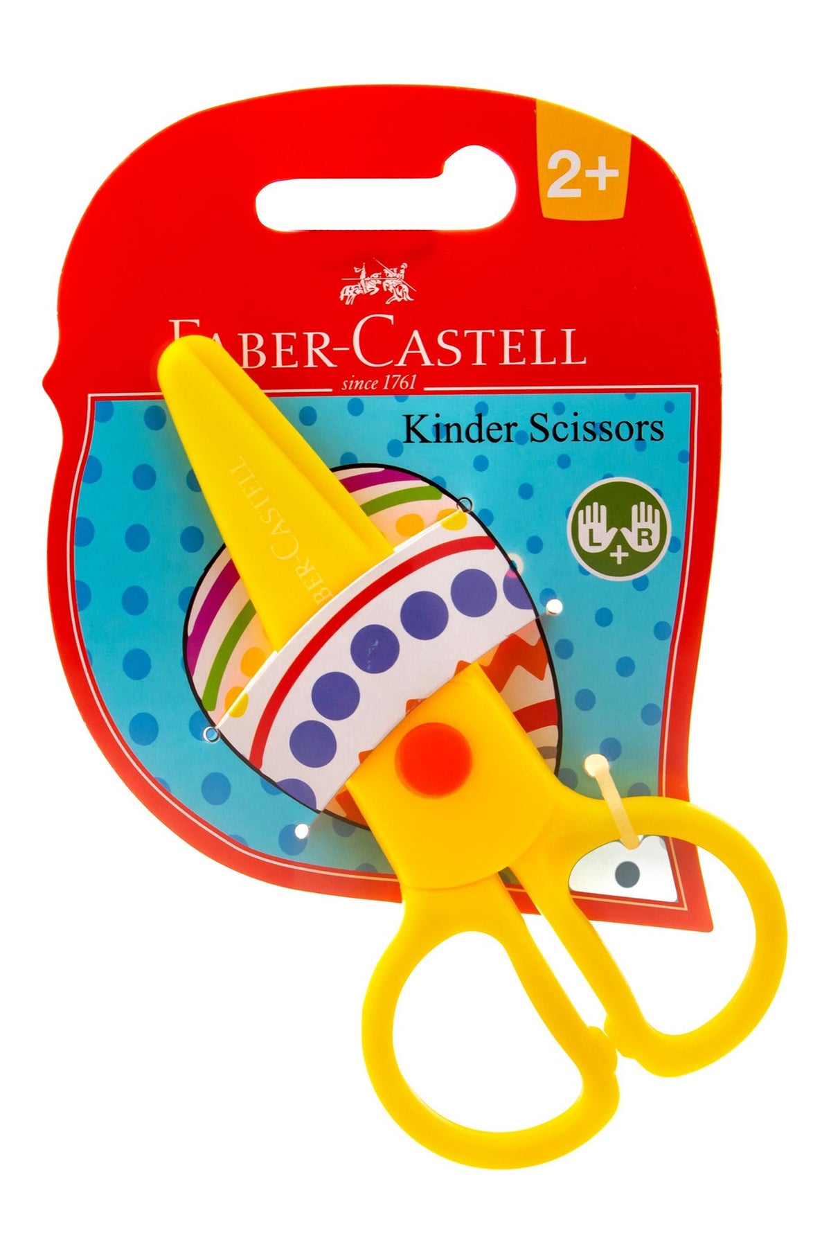 Faber-Castell Red 12.3cm Kinder Scissors