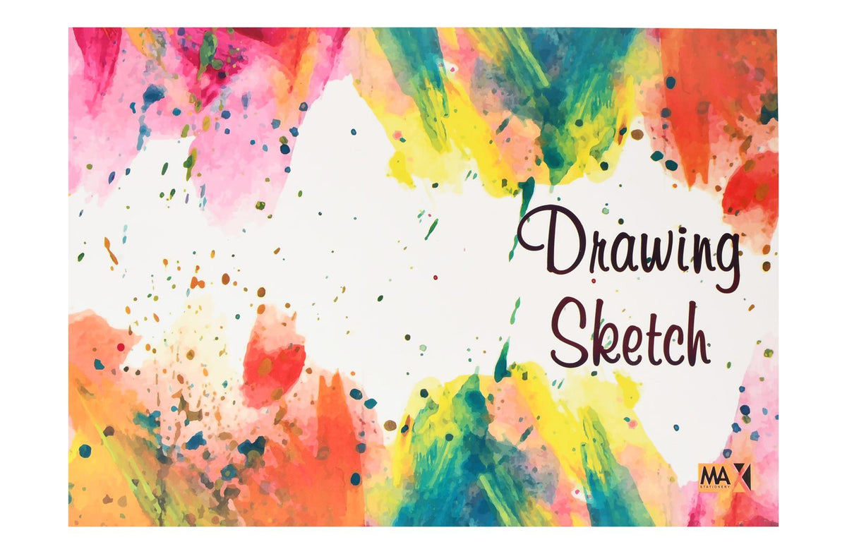 Max Large Drawing Book – 16 Sheets, 80 gsm